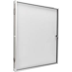 magnetoplan vitrína 1215100 Použití pro formát papíru: 6 x DIN A4 interiér 1215100 hliník bílá 1 ks