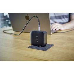 Intenso W140A3C + C520C black USB nabíječka, GaN, USB Power Delivery (USB-PD) , 3x USB-C®, 1x USB A , 140 W, QC 4+, USB PD 3.1, PPS, černá