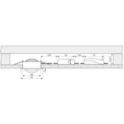 Deko Light 565372 Dione LED vestavné svítidlo, třída E (A - G), LED, pevně vestavěné LED, 8.50 W, chrom