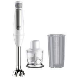 Braun Braun Multiquick 7 MQ7020 WH - Handmixer - 1000 W tyčový mixér 1000 W bez BPA, plynulé nastavení rychlosti, s mixovací nádobou bílá, stříbrná
