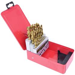 KS Tools 3304613 330.4613 HSS TIN-TIP sada spirálových vrtáku do kovu 1 mm, 1.5 mm, 2 mm, 2.5 mm, 3 mm, 3.5 mm, 4 mm, 4.5 mm, 5 mm, 5.5 mm, 6 mm, 6.5 mm, 7 mm,
