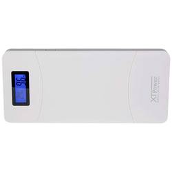 XTPower XT-16000 QC3 powerbanka Li-Ion, 15600 mAh, Quick Charge 3.0, USB, DC zásuvka 3,5 mm, bílá, Indikátor stavu