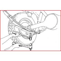 KS Tools 150.2096 Ruční rázový šroubovák 1/2, 1,75 mm