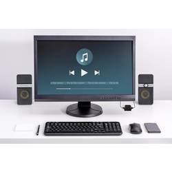 SpeaKa Professional Audio, 2.0 (3,5 mm jack) přes dvojici vodičů