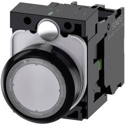 Siemens 3SU11020AB701BA0 3SU1102-0AB70-1BA0 tlačítko plastový přední prstenec, plochý hmatník tlačítko čirá 1 ks Piece