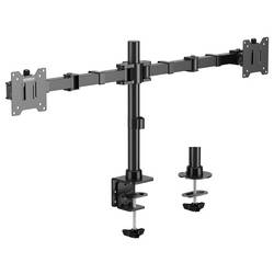 SpeaKa Professional SP-MM-221 držák na stůl pro monitor 2 Displej: (s) 43,2 cm (17) - 88,9 cm (35) černá nastavitelná výška, naklápěcí, nakláněcí, otočný