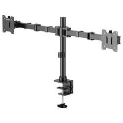 SpeaKa Professional držák na stůl pro monitor SP-MM-221 2 Displej: (s) 43,2 cm (17) - 88,9 cm (35) černá nastavitelná výška, naklápěcí, nakláněcí, otočný