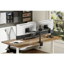 SpeaKa Professional držák na stůl pro monitor SP-MM-221 2 Displej: (s) 43,2 cm (17) - 88,9 cm (35) černá nastavitelná výška, naklápěcí, nakláněcí, otočný