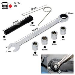 KS Tools Seciální nástrčný klíč, metrický, 460.2620