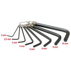 KS Tools 151.3250 inbus sada klíčů 2 mm, 2.5 mm, 3 mm, 4 mm, 5 mm, 6 mm, 8 mm, 10 mm 8dílná