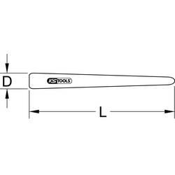 KS Tools 1174246 Čítací průchodka s ochrannou izolací #3 Průchodka s ochrannou izolací 1 ks