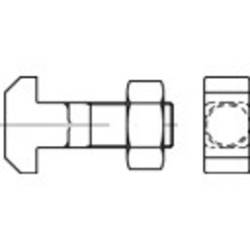 TOOLCRAFT 105988 T šroub M12 70 mm čtyřhran DIN 186 ocel 10 ks