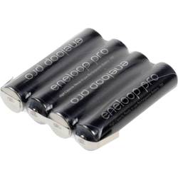 Panasonic;eneloop Pro;Akupack;4x AAA;pájecí špička ve tvaru Z;Ni-MH;4.8 V;900 mAh