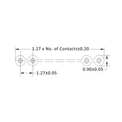 econ connect 28AWG10GR plochý kabel Rastr (rozteč): 1.27 mm 10 x 0.08 mm² šedá 30.50 m