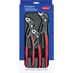 Knipex 00 20 09 V02 instalatérské SIKO kleště sada dílnu, 3dílná, nastavení stisknutím tlačítka, samosvorný efekt, jemné nastavení