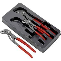 Knipex 00 20 09 V02 instalatérské SIKO kleště sada dílnu, 3dílná, nastavení stisknutím tlačítka, samosvorný efekt, jemné nastavení