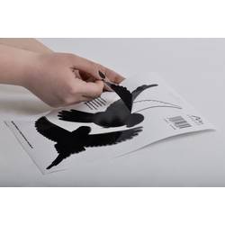 Gardigo Birdprotection, 60088, nálepka do okna s obrazem ptáka 5 ks, funkce: odstrašení