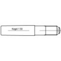 TOOLCRAFT 106190 kuželový kolík (Ø x d) 25 mm x 16 cm ocel 1 ks