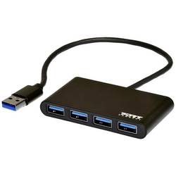 PORT Designs 900121 USB Hub 4 porty USB-A USB 3.0 5 GBit/s černá 900121