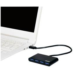 PORT Designs 900121 USB Hub 4 porty USB-A USB 3.0 5 GBit/s černá 900121