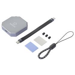 Renkforce RF-M2E-200 pouzdro pro pevný disk M.2 USB-C®, M.2 SATA, M.2 PCIe NVMe M.2 PCIe NVMe, M.2 SATA 6 Gb/s 2230 RF-6694572