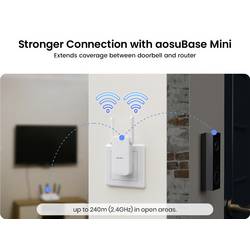 Aosu V8P Wi-Fi domovní video telefon kompletní sada, 1 ks, šedá, bílá, aos-V8P0.GAEU01000