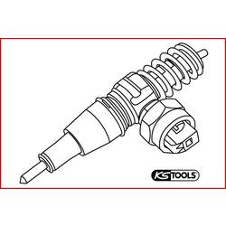 KS Tools 400.9080 Sada objímek pro montáž čerpadla, 6 ks