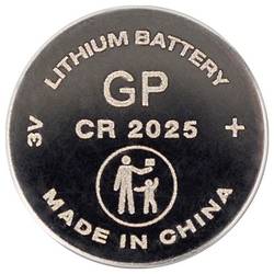 GP CR2025 Bulk sada knoflíkových baterií 3 V 160 mAh 25 ks
