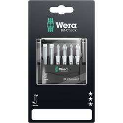Wera Mini-Check, 50 mm, 05073635001 sada bitů, 6dílná, plochý, křížový PH, křížový PZ, 1/4 (6,3 mm)