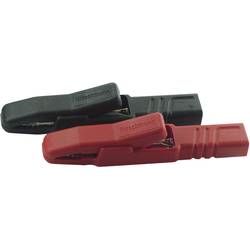 Hirschmann Test & Measurement AK 2 S Set sada krokosvorek, konektor 4 mm, Ohne Messkategorie, černá, červená