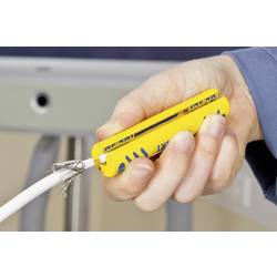Jokari 30600 Secura Coaxi No.1 odizolovací nástroj Vhodné pro odizolovací kleště koaxiální kabel, PVC kulaté kabely 4.8 do 7.5 mm RG58, RG59 Vhodné pro značku