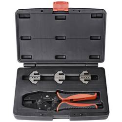 TOOLCRAFT TO-7827786 sada krimpovacích kleští 280 mm vč. krimpovacího sortimentu v kufru 1 sada
