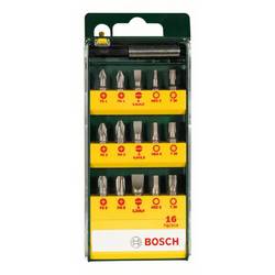 Bosch Accessories Promoline 2607019453 sada bitů, 15dílná, plochý, křížový PH, křížový PZ, vnitřní šestihran (TX), inbus, 1/4 (6,3 mm)