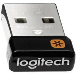 Logitech Pico USB Unifying Receiver-1 bezdrátový, USB německá, QWERTZ černá