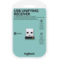 Logitech Pico USB Unifying Receiver-1 bezdrátový, USB německá, QWERTZ černá