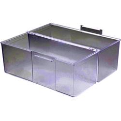 HAN 975-63 kartotéční box průsvitná, čirá max. počet karet: 500 karet DIN A5 na šířku
