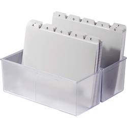 HAN 975-63 kartotéční box průsvitná, čirá max. počet karet: 500 karet DIN A5 na šířku