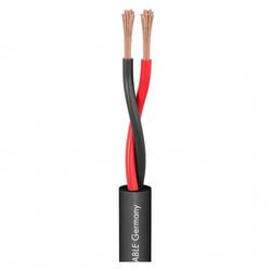 Sommer Cable 425-0051FC reproduktorový kabel 2 x 2.5 mm² + 2 x 2.5 mm² černá metrové zboží