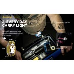 ArmyTek F07001G Crystal Grey přenosné LED svítidlo LED šedá, transparentní
