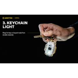 ArmyTek F07001G Crystal Grey přenosné LED svítidlo LED šedá, transparentní