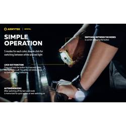ArmyTek F07001G Crystal Grey přenosné LED svítidlo LED šedá, transparentní