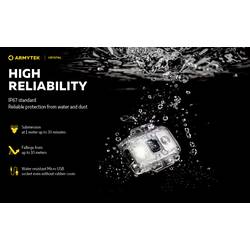 ArmyTek F07001G Crystal Grey přenosné LED svítidlo LED šedá, transparentní