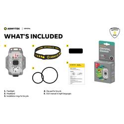 ArmyTek F07001G Crystal Grey přenosné LED svítidlo LED šedá, transparentní