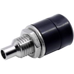 TRU COMPONENTS sada laboratorních zástček zásuvka, vestavná vertikální černá 10 ks