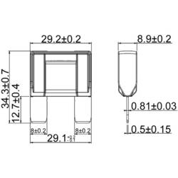 TRU COMPONENTS8551248 maxi plochá pojistka , 80 A, 1 ks