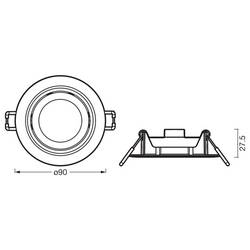 OSRAM HOMELIGHTING 4099854595882 stropní lampa, LED stropní reflektor, Bronzově zelená