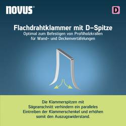 Novus Tools 042-0791 svorky z plochého drátu Typ 53F 600 ks Rozměry (d x š) 12 mm x 11.3 mm
