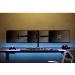 Neomounts FPMA-D550D3BLACK držák na stůl pro monitor 3 Displej: (s) 25,4 cm (10) - 68,6 cm (27) černá nakláněcí, otočný, naklápěcí, nastavitelná výška