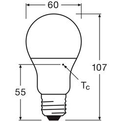 OSRAM HOMELIGHTING 4058075845640 LED Energetická třída (EEK2021) F (A - G) E27 8 W = 60 W teplá bílá (Ø x v) 60 mm x 60 mm 6 ks