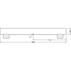 OSRAM HOMELIGHTING 4099854232831 LED Energetická třída (EEK2021) F (A - G) S14S tyčový tvar 3 W = 27 W teplá bílá (Ø x v) 29 mm x 29 mm 1 ks